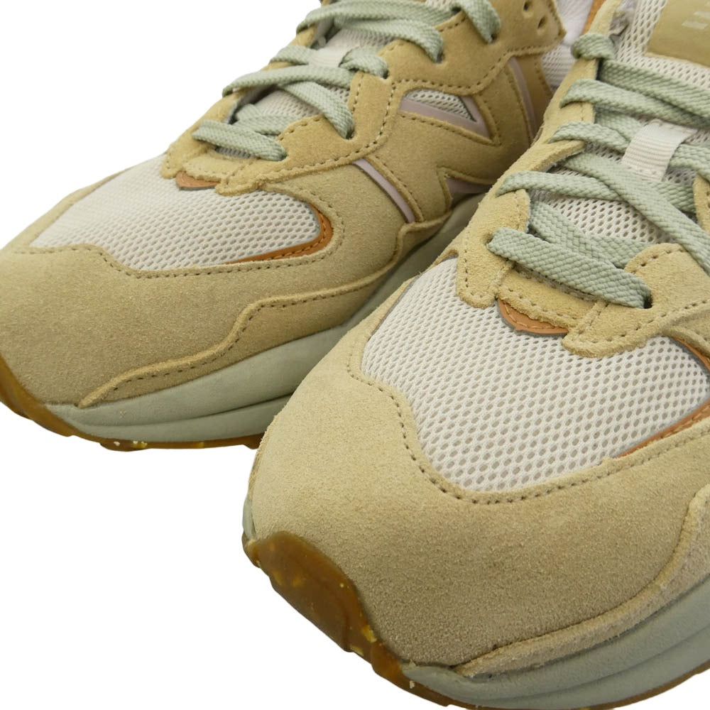 NEW BALANCE ニューバランス W5740TB 57/40 Incense Sour Grape インセンスサワーグレープ スエード メッシュ スニーカー ベージュ系 パープル系 24.5cm【中古】