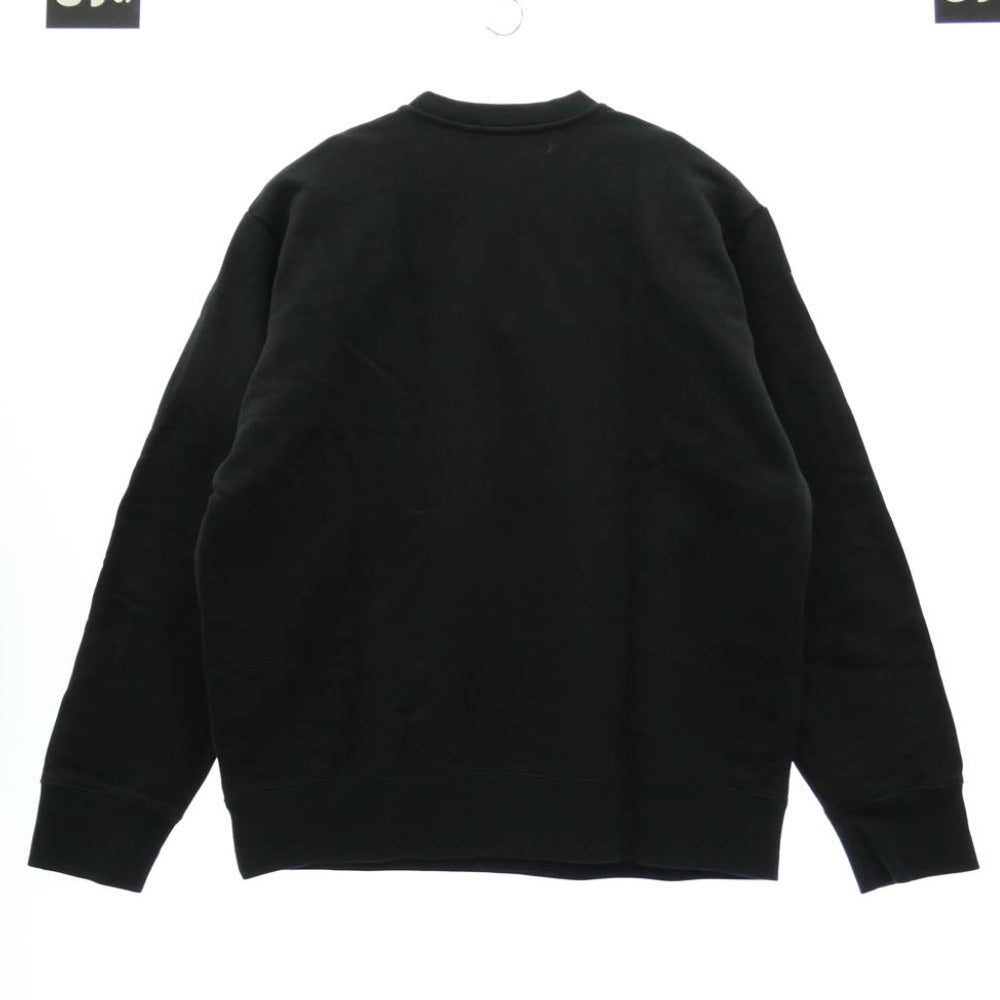 MONCLER モンクレール 24AW J20918G00016 スキーロゴ クルーネック 長袖スウェットトレーナー ブラック系 XXL【中古】