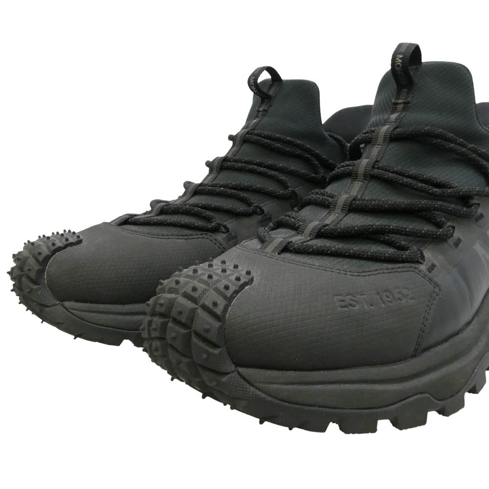 MONCLER モンクレール 26SS TRAILGRIP LITE 2 トレイルグリップ トレッキング ランニング シューズ ローカットスニーカー ブラック系 45【中古】