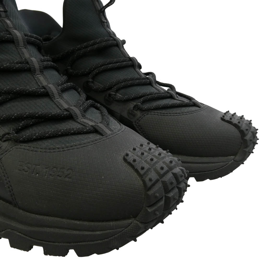MONCLER モンクレール 26SS TRAILGRIP LITE 2 トレイルグリップ トレッキング ランニング シューズ ローカットスニーカー ブラック系 45【中古】