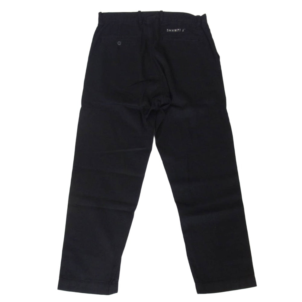 SHANTii シャンティ × SO TIRED ソータイアード ロゴ コットン パンツ ブラック系 S【中古】