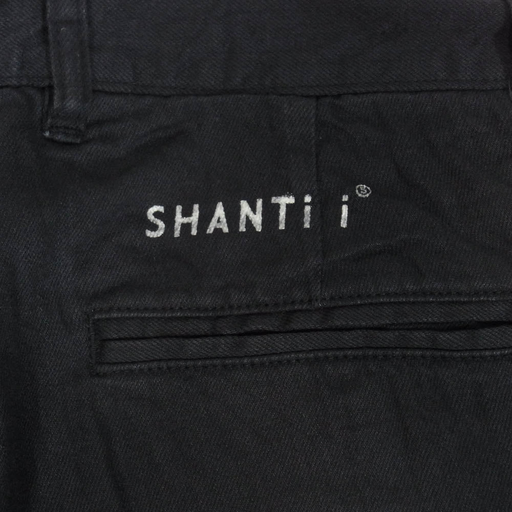 SHANTii シャンティ × SO TIRED ソータイアード ロゴ コットン パンツ ブラック系 S【中古】