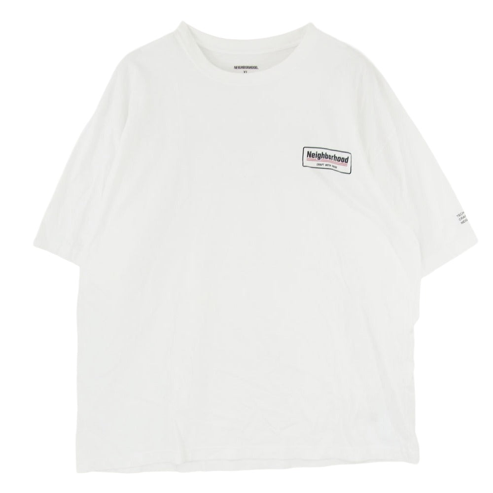 NEIGHBORHOOD ネイバーフッド 23SS 231PCNH-ST06S NH 231 SPOT.TEE SS-4 スポット バックプリント 半袖 Tシャツ ホワイト系 XL【中古】