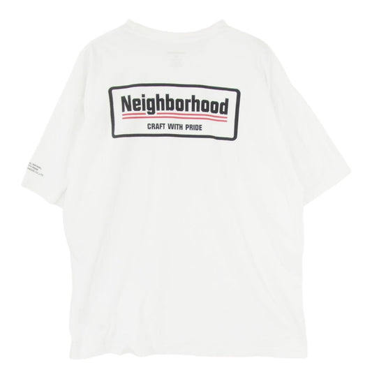 NEIGHBORHOOD ネイバーフッド 23SS 231PCNH-ST06S NH 231 SPOT.TEE SS-4 スポット バックプリント 半袖 Tシャツ ホワイト系 XL【中古】