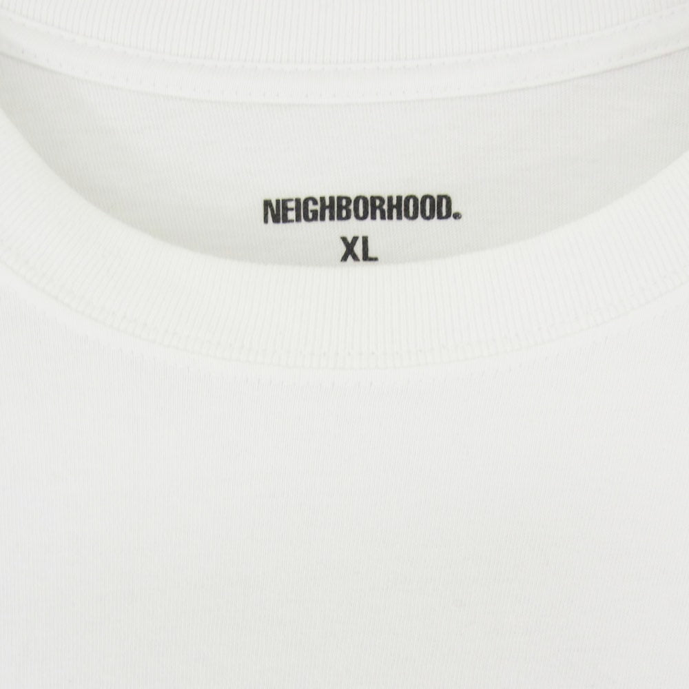 NEIGHBORHOOD ネイバーフッド 23SS 231PCNH-ST06S NH 231 SPOT.TEE SS-4 スポット バックプリント 半袖 Tシャツ ホワイト系 XL【中古】