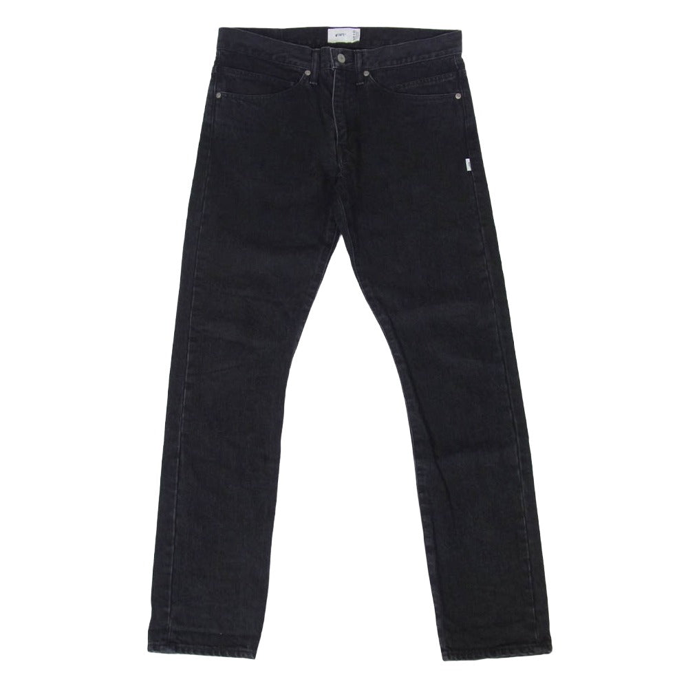 WTAPS ダブルタップス 22AW 222BRDT-PTM02 Blues Skinny Trousers ブルース スキニー トラウザー デニムパンツ ブラック系 3【中古】