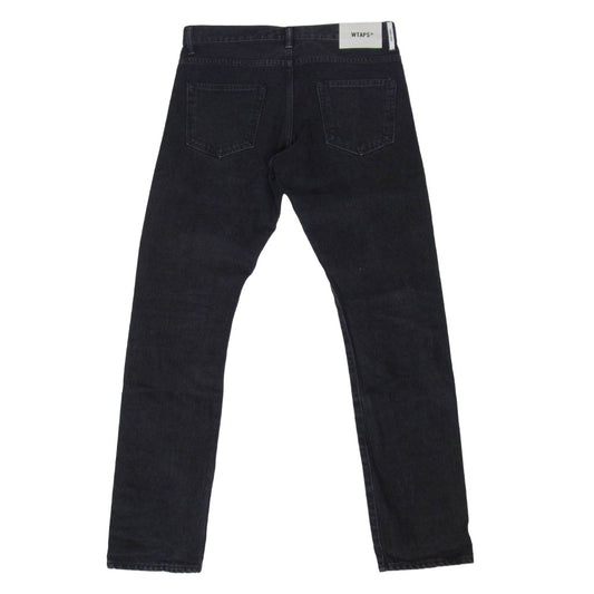 WTAPS ダブルタップス 22AW 222BRDT-PTM02 Blues Skinny Trousers ブルース スキニー トラウザー デニムパンツ ブラック系 3【中古】