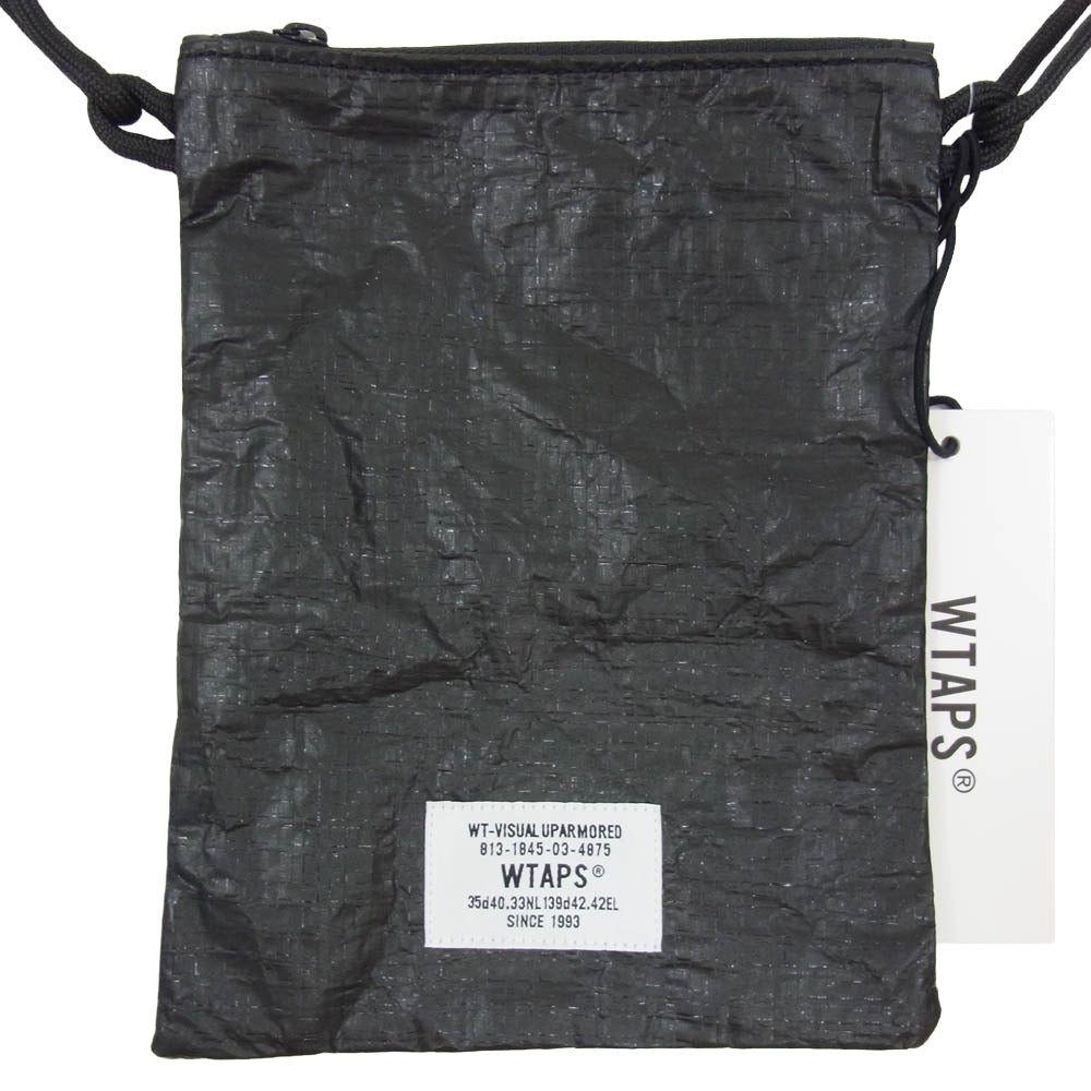 WTAPS ダブルタップス 21SS 211TQDT-CG03 HANG OVER POUCH ハングオーバー ポーチ ショルダーバッグ ブラック系【新古品】【未使用】【中古】