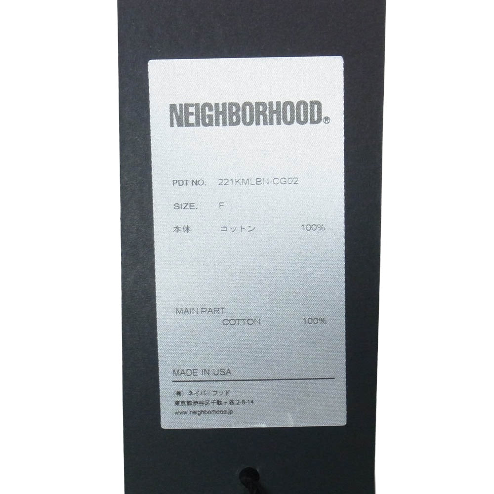 NEIGHBORHOOD ネイバーフッド L.L.Bean エルエルビーン 22SS 221KMLBN-CG02 × L.L.Bean エルエルビーン LB TOTE-M/C-LUGGAGE キャンバス トートバッグ ブラック系 F【中古】