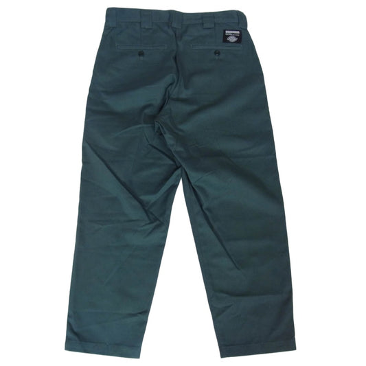 NEIGHBORHOOD ネイバーフッド Dickies ディッキーズ 23AW 232EVDKN-PTM02 × DICKIES TUCK PANTS ディッキーズ タック パンツ グリーン系 S【新古品】【未使用】【中古】