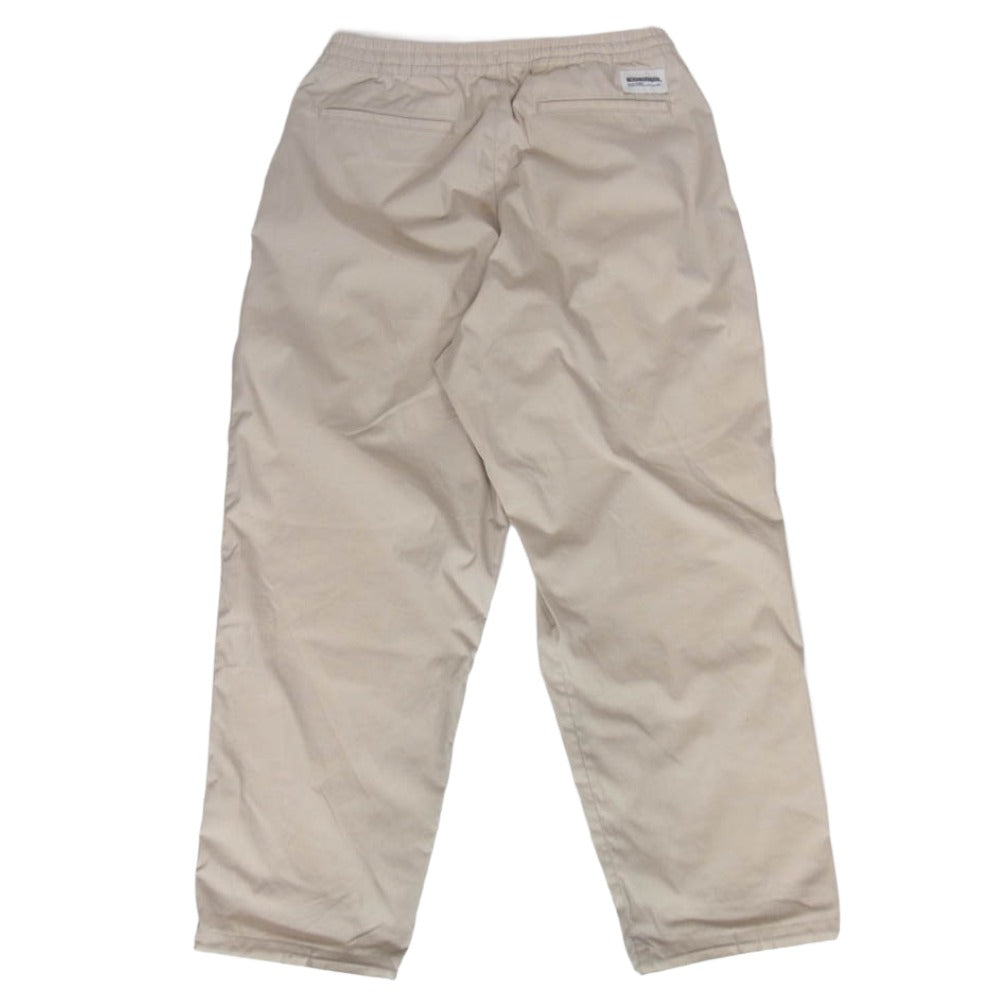 NEIGHBORHOOD ネイバーフッド 24SS 241AQNH-PTM03 BAGGY SILHOUETTE EASY PANTS バギーシルエット イージー パンツ ベージュ系 M【中古】