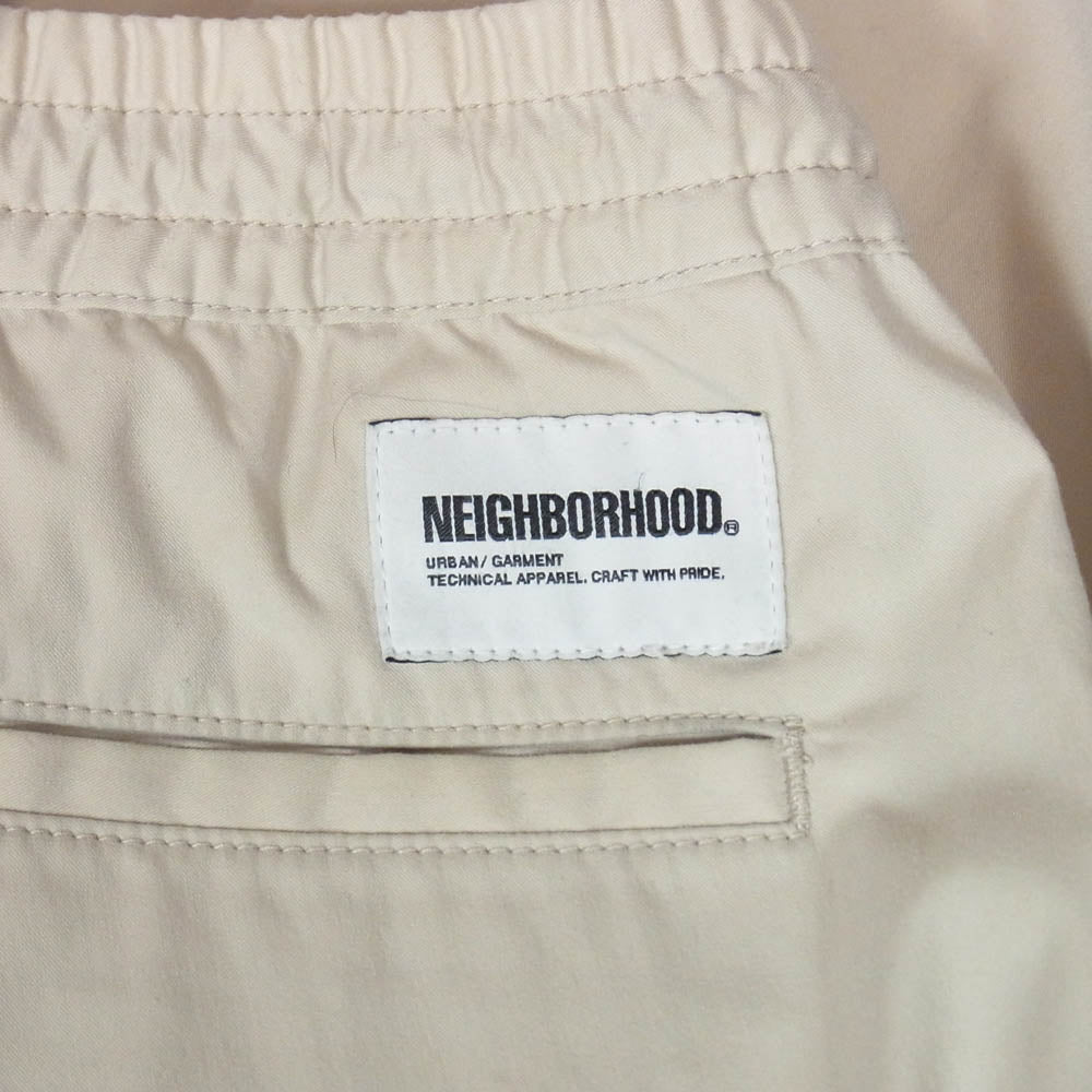 NEIGHBORHOOD ネイバーフッド 24SS 241AQNH-PTM03 BAGGY SILHOUETTE EASY PANTS バギーシルエット イージー パンツ ベージュ系 M【中古】