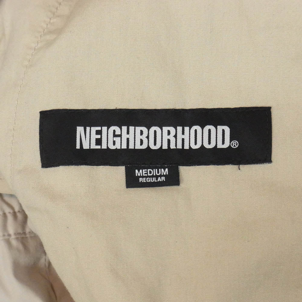 NEIGHBORHOOD ネイバーフッド 24SS 241AQNH-PTM03 BAGGY SILHOUETTE EASY PANTS バギーシルエット イージー パンツ ベージュ系 M【中古】