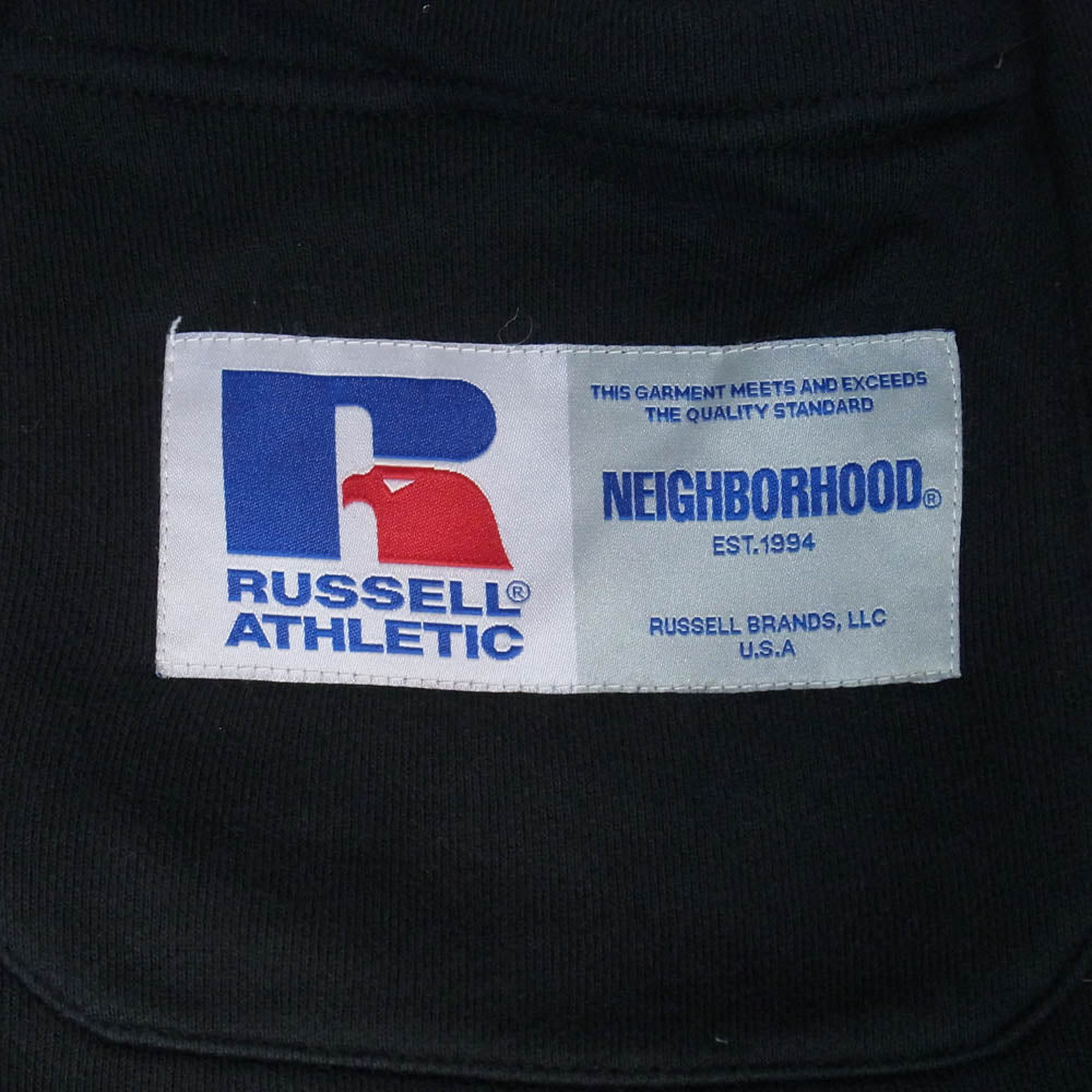 NEIGHBORHOOD ネイバーフッド RUSSELL ATHLETIC ラッセルアスレチック 23SS 231XRRUN-PTM01 × RUSSELL ATHLETIC SWEAT PANTS ラッセルアスレチック スウェット パンツ ブラック系 M【中古】