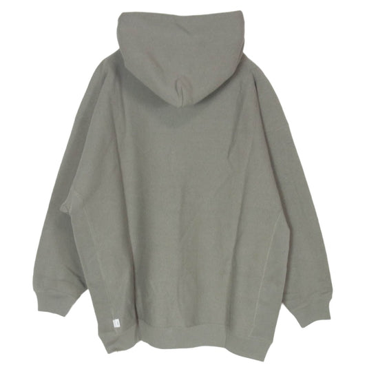 WTAPS ダブルタップス Champion チャンピオン 21AW C8-U126 × Champion REVERSE WEAVE ACADEMY HOODED チャンピオン リバースウィーブ アカデミー フーデッド ロゴ パーカー フーディー オリーブドラブ XL【新古品】【未使用】【中古】
