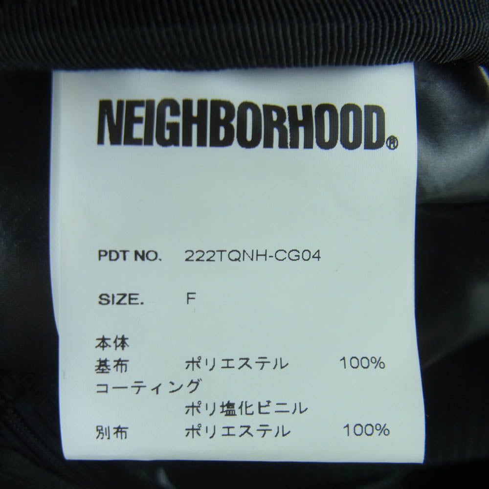 NEIGHBORHOOD ネイバーフッド 22AW 222TQNH-CG04 Duffle PV S Bag ダッフル バッグ 日本製 ブラック系 F【極上美品】【中古】