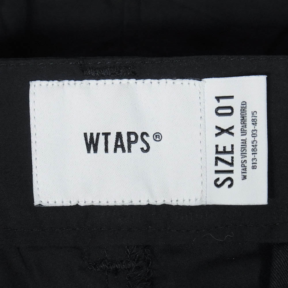 WTAPS ダブルタップス 24SS 241TQDT-PTM03 LEZ Hunts Trousers CTPL Weather Coolmax クールマックス トラウザー パンツ ブラック系 1【中古】