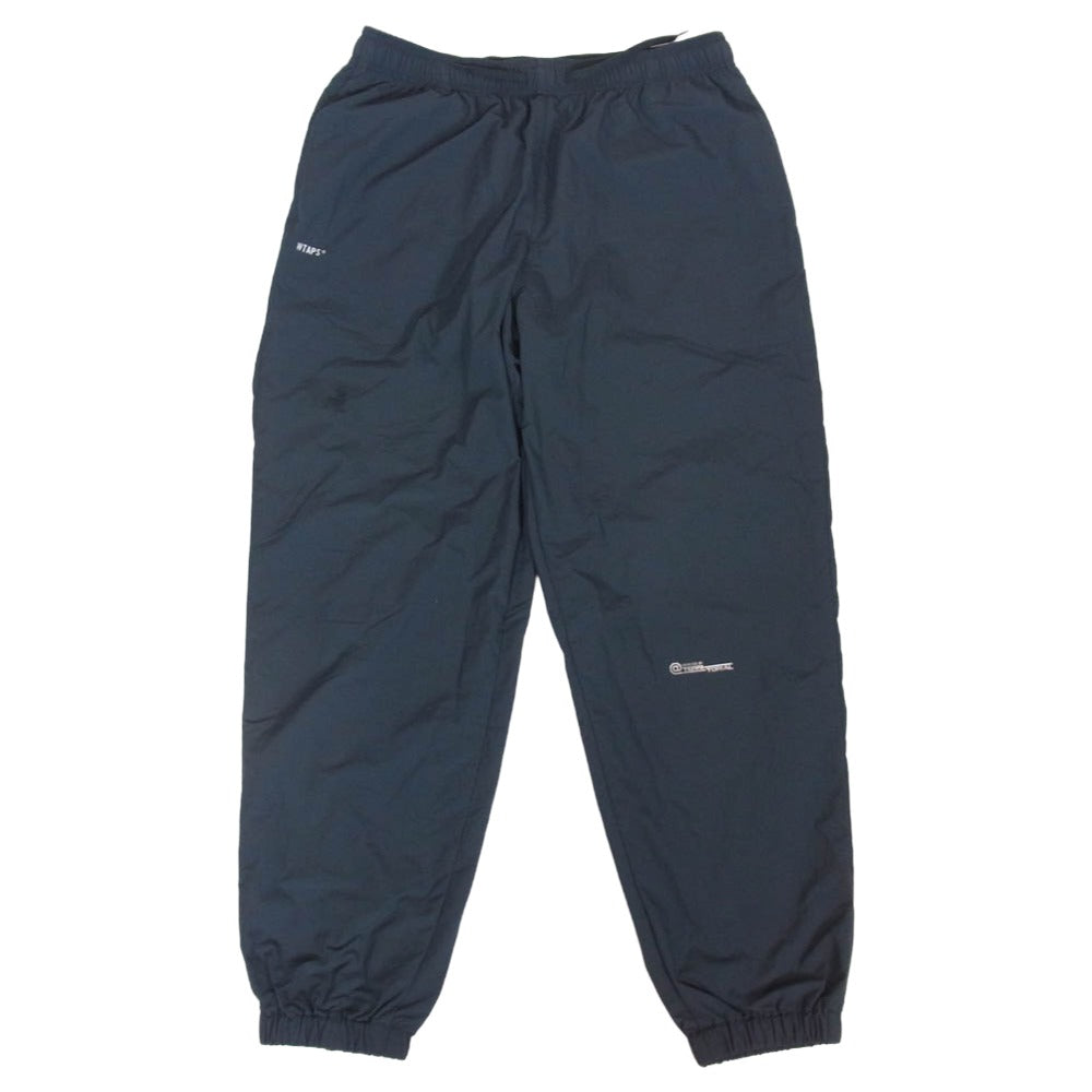 WTAPS ダブルタップス 25SS SPST2001 TROUSERS NYLON TUSSAH PERTEX トラウザース ナイロンタッサー トラックパンツ グリーン系 3【中古】