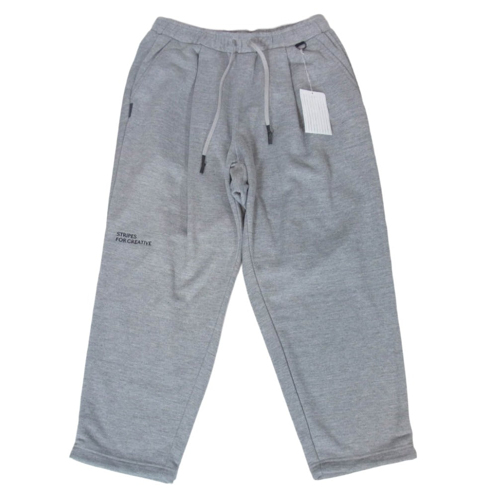 エスエフシー SFCFW25CS03 TECH WIDE TAPERED SWEAT PANTS テック ワイドテーパード スウェットパンツ グレー系 L【極上美品】【中古】