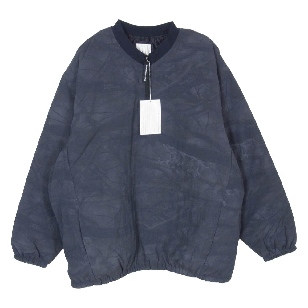エスエフシー SFCFW35J03 BASEBALL HALF ZIP JACKET BLACK TREE CAMO ブラック カモ ベースボール ハーフジップ ジャケット ブラック系 XL【新古品】【未使用】【中古】