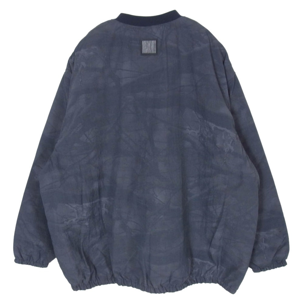 エスエフシー SFCFW35J03 BASEBALL HALF ZIP JACKET BLACK TREE CAMO ブラック カモ ベースボール ハーフジップ ジャケット ブラック系 XL【新古品】【未使用】【中古】
