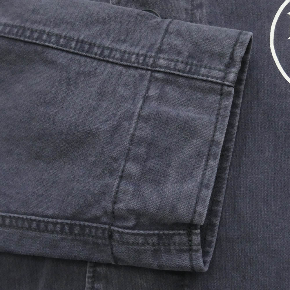 NEIGHBORHOOD ネイバーフッド 24AW 242AQNH-JKM02 UTILITY JACKET ユーティリティ ジャケット ロゴ プリント ネイビー系 XL【新古品】【未使用】【中古】
