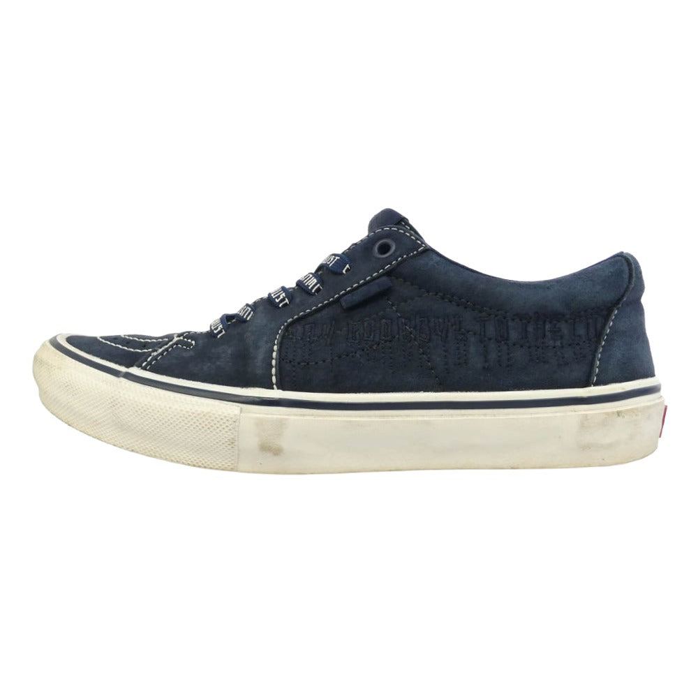 VANS バンズ VN0A5FCF6F6 x CIVILIST シビリスト SK8 LOW スケート ロー スエード スニーカー ダークネイビー系 26.5cm【中古】