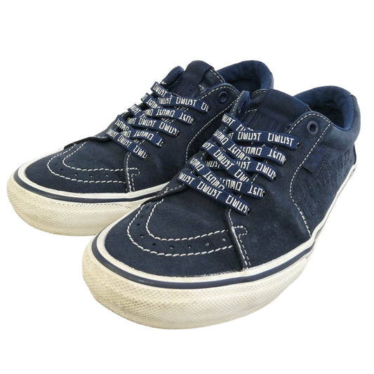 VANS バンズ VN0A5FCF6F6 x CIVILIST シビリスト SK8 LOW スケート ロー スエード スニーカー ダークネイビー系 26.5cm【中古】