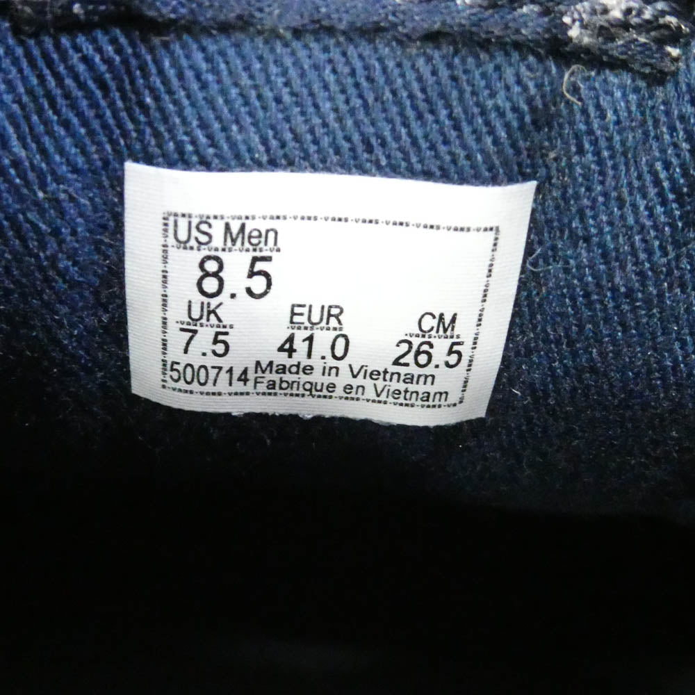 VANS バンズ VN0A5FCF6F6 x CIVILIST シビリスト SK8 LOW スケート ロー スエード スニーカー ダークネイビー系 26.5cm【中古】