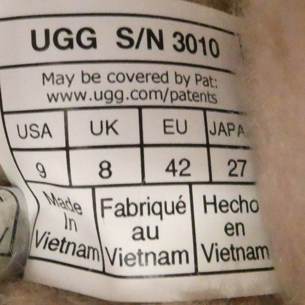 UGG アグ 3010 KENTON ケントン スエード ボア スリッポン シューズ