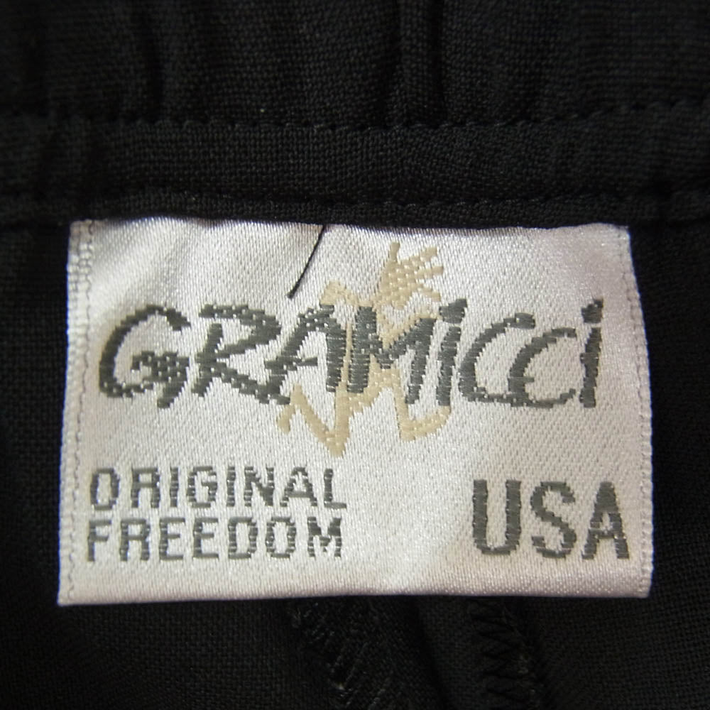 SOPHNET. ソフネット Gramicci グラミチ Loro Piana ロロピアーナ K-210013 KIYONAGA&CO. × GRAMICCI EASY SLACKS S/S BY LORO PIANA キヨナガアンドコー グラミチ ロロピアーナ イージー スラックス ブラック系 M【中古】