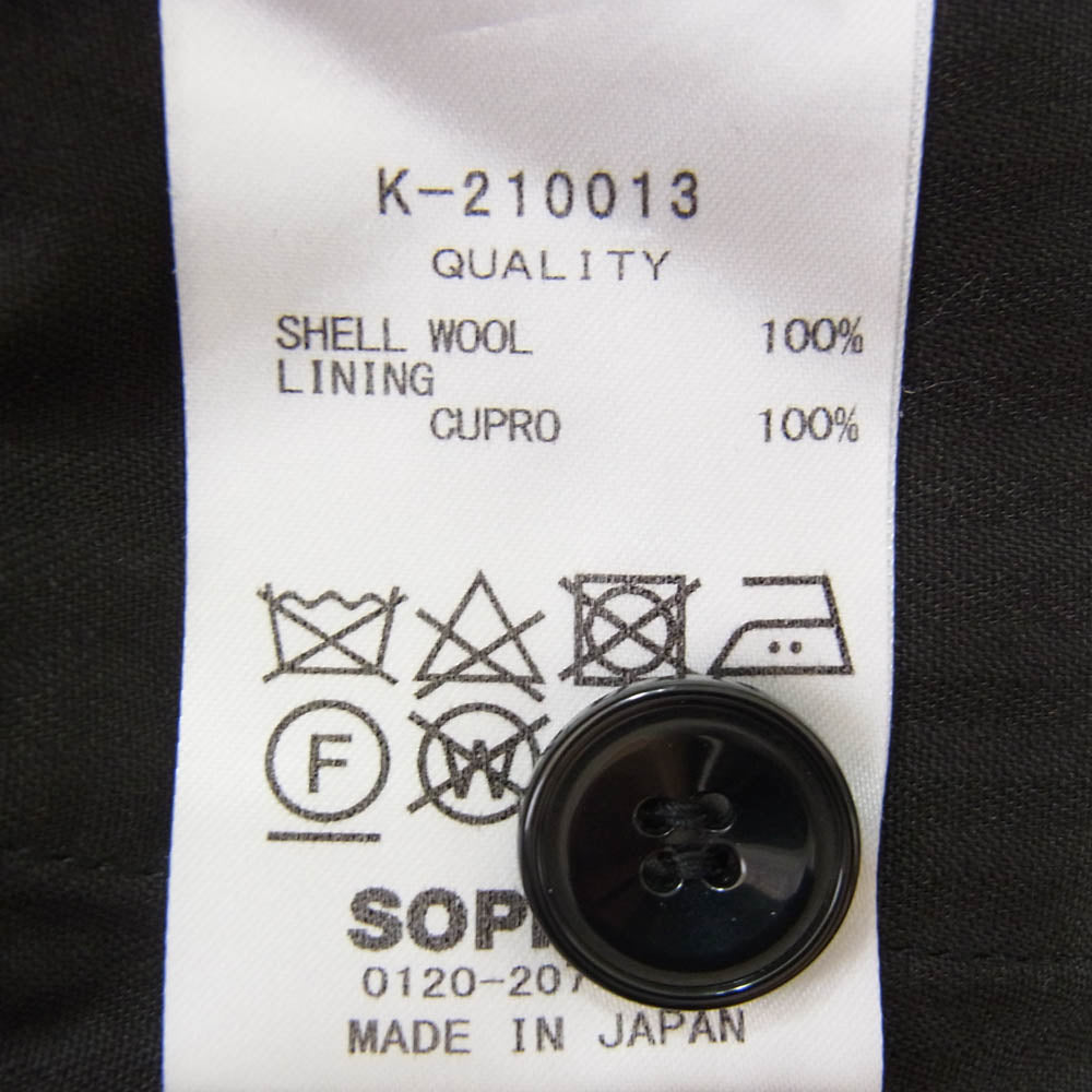 SOPHNET. ソフネット Gramicci グラミチ Loro Piana ロロピアーナ K-210013 KIYONAGA&CO. × GRAMICCI EASY SLACKS S/S BY LORO PIANA キヨナガアンドコー グラミチ ロロピアーナ イージー スラックス ブラック系 M【中古】