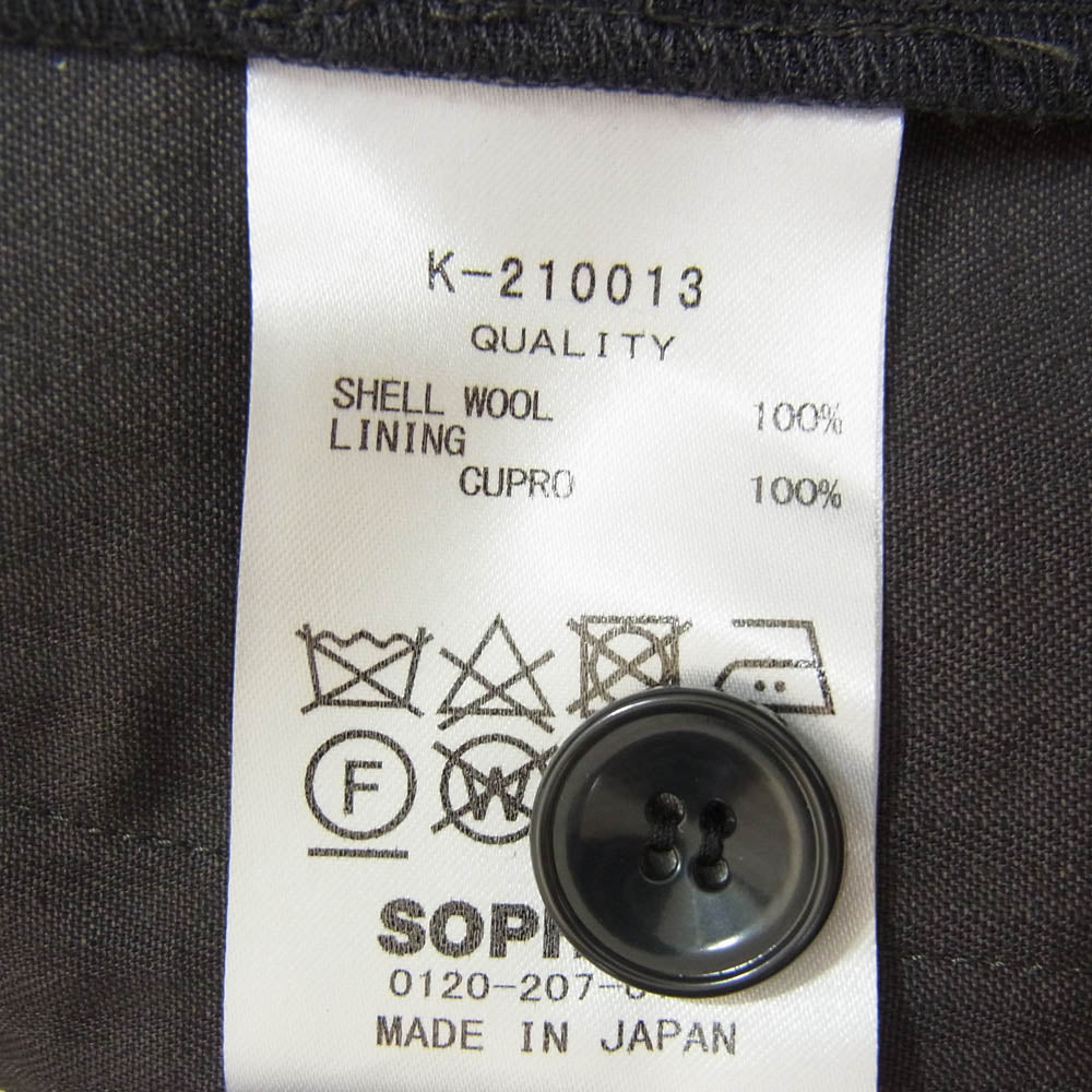SOPHNET. ソフネット Gramicci グラミチ Loro Piana ロロピアーナ K-210013 KIYONAGA&CO. × GRAMICCI EASY SLACKS S/S BY LORO PIANA キヨナガアンドコー グラミチ ロロピアーナ イージー スラックス グレー系 M【中古】