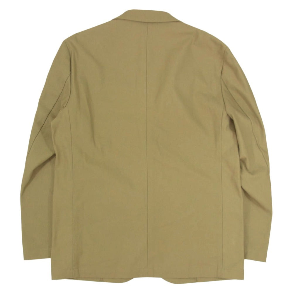 SOPHNET. ソフネット 24SS SOPH-240020 HIGH TWISTED WASHER COTTON SERGE 2BUTTON JACKET コットン 2ボタン ジャケット テーラードジャケット ベージュ系 S【新古品】【未使用】【中古】