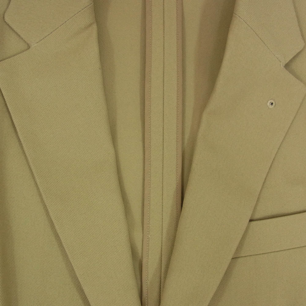 SOPHNET. ソフネット 24SS SOPH-240020 HIGH TWISTED WASHER COTTON SERGE 2BUTTON JACKET コットン 2ボタン ジャケット テーラードジャケット ベージュ系 S【新古品】【未使用】【中古】