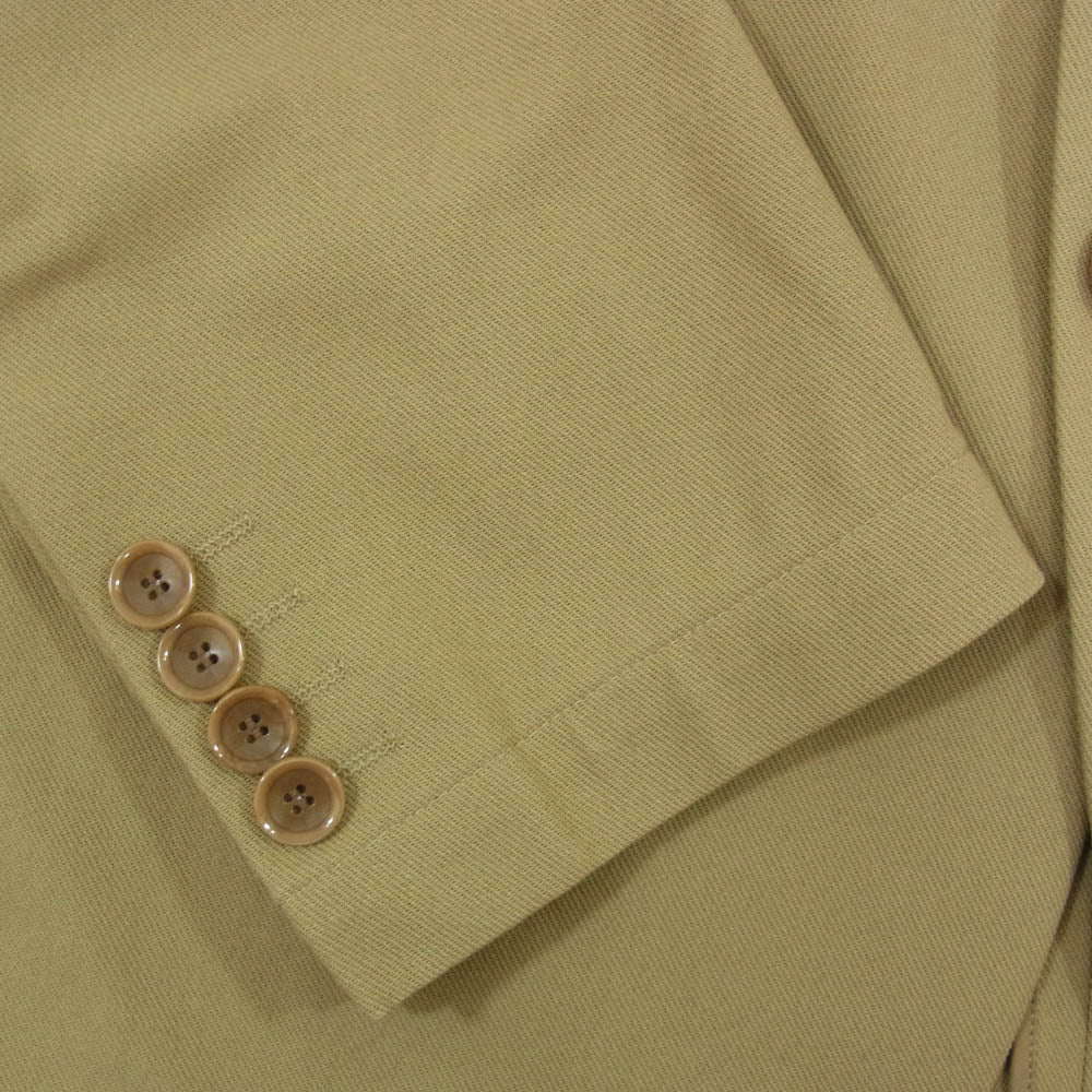 SOPHNET. ソフネット 24SS SOPH-240020 HIGH TWISTED WASHER COTTON SERGE 2BUTTON JACKET コットン 2ボタン ジャケット テーラードジャケット ベージュ系 S【新古品】【未使用】【中古】
