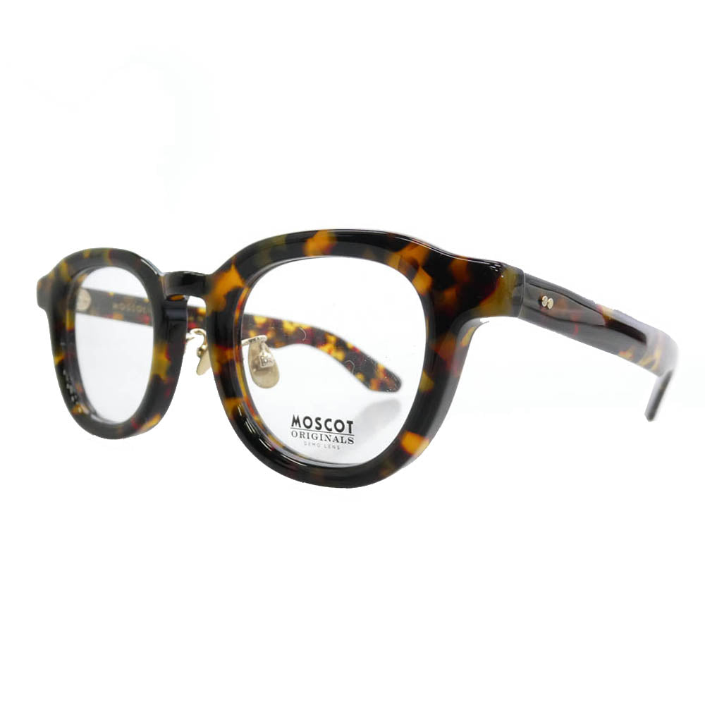 MOSCOT モスコット DAHVEN Tortoise JPN LTD 15 ダーヴェン ジャパンリミテッド 15 眼鏡 メガネ ブラウン系 クリア系 47□24-151【美品】【中古】