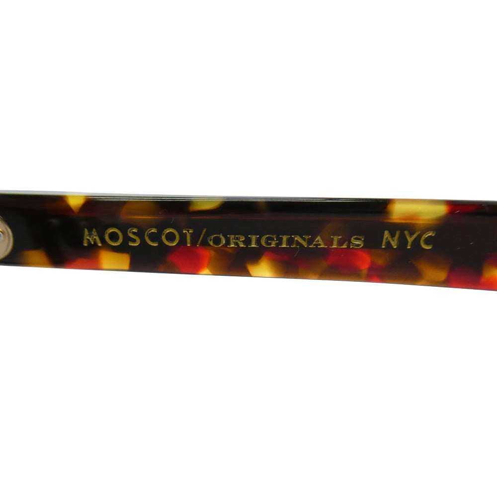 MOSCOT モスコット DAHVEN Tortoise JPN LTD 15 ダーヴェン ジャパンリミテッド 15 眼鏡 メガネ ブラウン系 クリア系 47□24-151【美品】【中古】