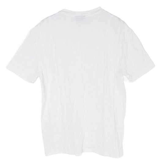 Emporio Armani エンポリオ・アルマーニ 6K1T66 1JGYZ エンボス ロゴ 総柄 半袖 カットソー Tシャツ ホワイト系 L【中古】