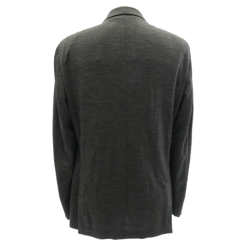 HUGO BOSS ヒューゴボス REDA社製 セットアップ スーツ Super120 スリムフィット ストレッチ ジャージー 2Bテーラードジャケット パンツ 2ピースセット グレー系 48【中古】