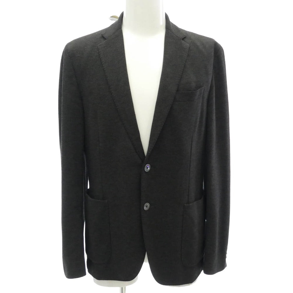 HUGO BOSS ヒューゴボス 2Bテーラードジャケット セットアップ スーツ ストレッチ ジャージー 2Bテーラードジャケット パンツ 2ピースセット 48サイズ グレー系 UK48【中古】