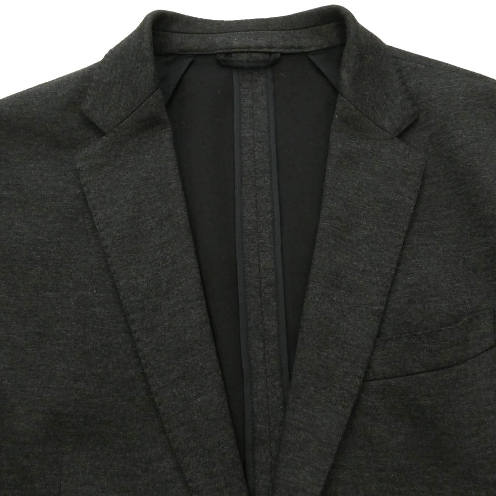 HUGO BOSS ヒューゴボス 2Bテーラードジャケット セットアップ スーツ ストレッチ ジャージー 2Bテーラードジャケット パンツ 2ピースセット 48サイズ グレー系 UK48【中古】