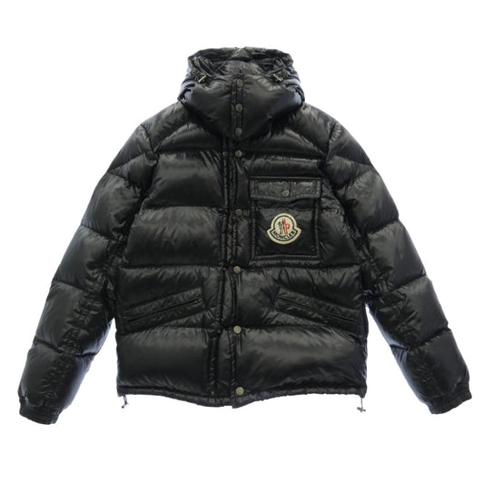 MONCLER モンクレール 41303 国内正規品 K2 DOWN JACKET シャイニー ナイロン ダウン ジャケット ブラック系 1【中古】