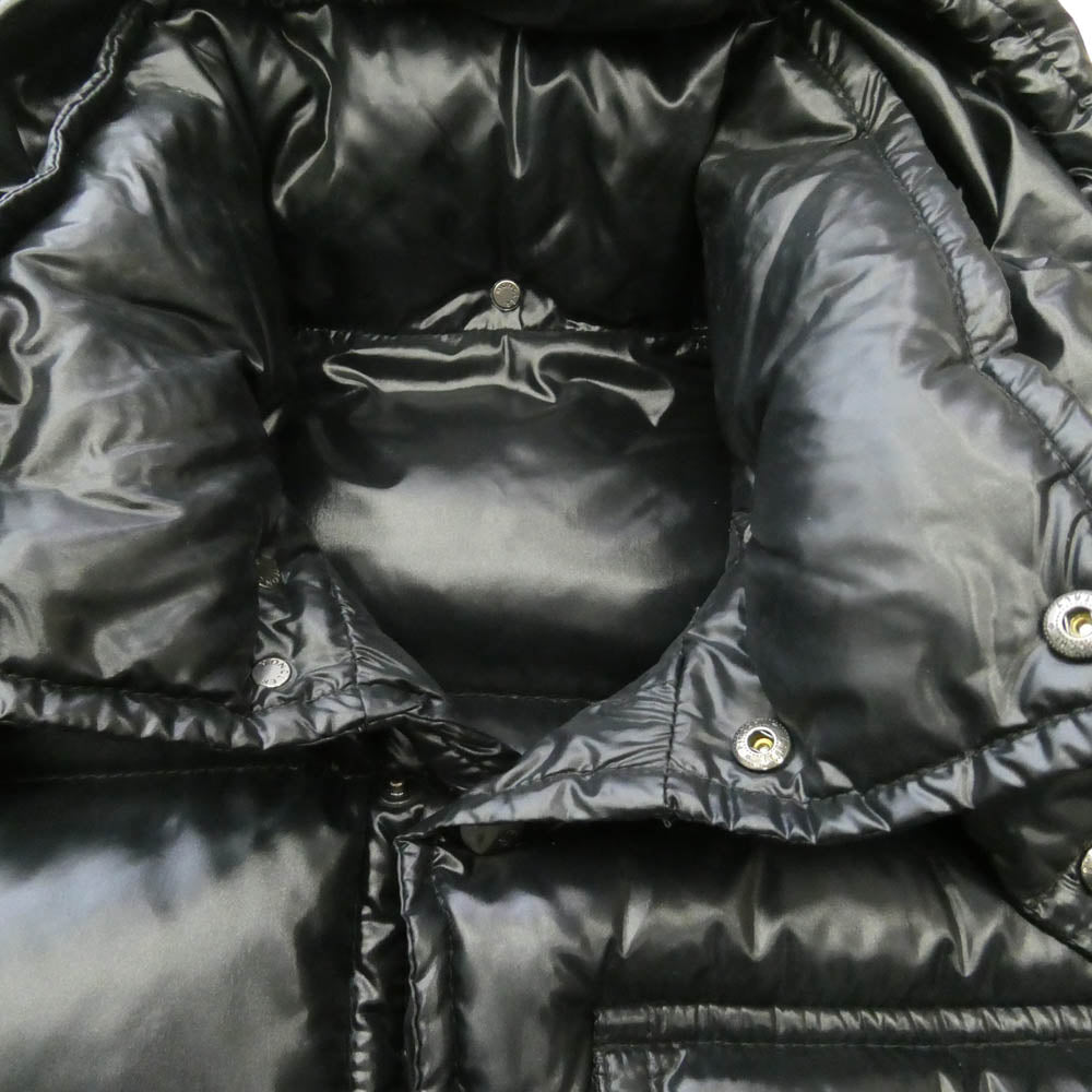 MONCLER モンクレール 41303 国内正規品 K2 DOWN JACKET シャイニー ナイロン ダウン ジャケット ブラック系 1【中古】