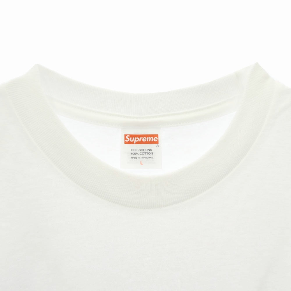 Supreme シュプリーム 25SS Piss Tee ピス プリント 半袖 Tシャツ ホワイト系 L【極上美品】【中古】