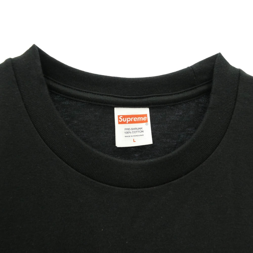 Supreme シュプリーム 24AW Mister Cartoon Pow Tee ミスターカートゥーン パウ プリント 半袖 Tシャツ ブラック系 L【極上美品】【中古】