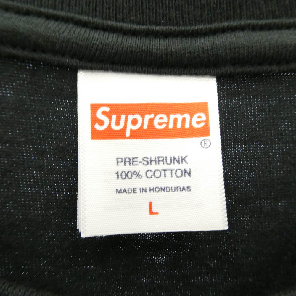 Supreme シュプリーム 24AW Mister Cartoon Pow Tee ミスターカートゥーン パウ プリント 半袖 Tシャツ ブラック系 L【極上美品】【中古】