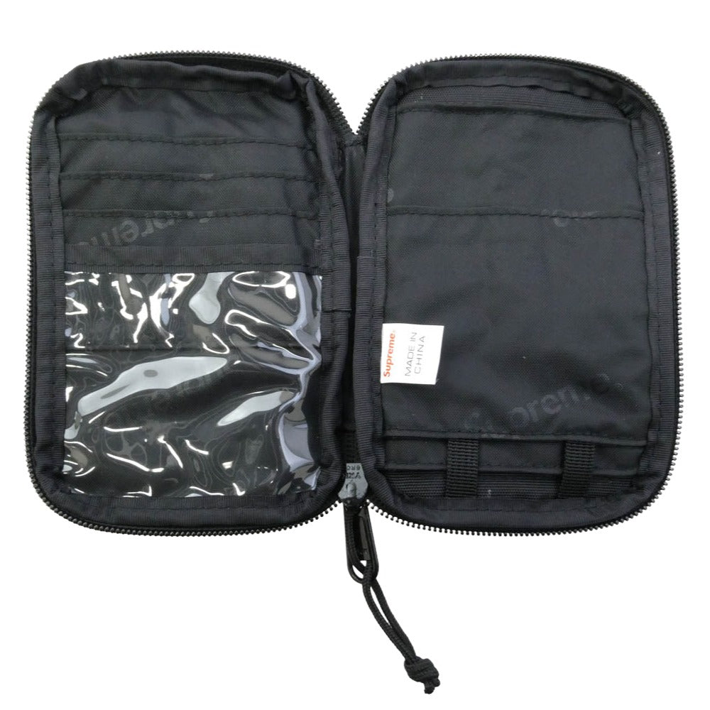 Supreme シュプリーム 19AW Small Zip Pouch スモール ジップ ポーチ ブラック系【中古】