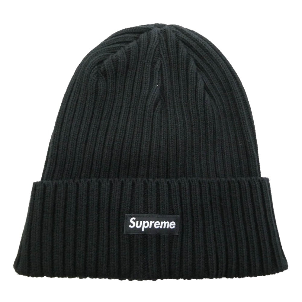 Supreme シュプリーム Overdyed Beanie オーバーダイ ビーニー ニット帽 帽子 ブラック系 58cm【美品】【中古】