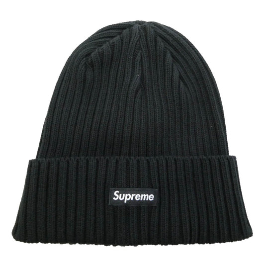 Supreme シュプリーム Overdyed Beanie オーバーダイ ビーニー ニット帽 帽子 ブラック系 58cm【美品】【中古】